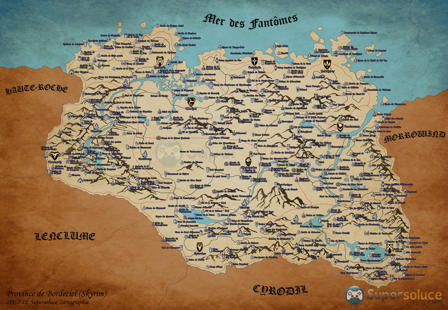 carte skyrim