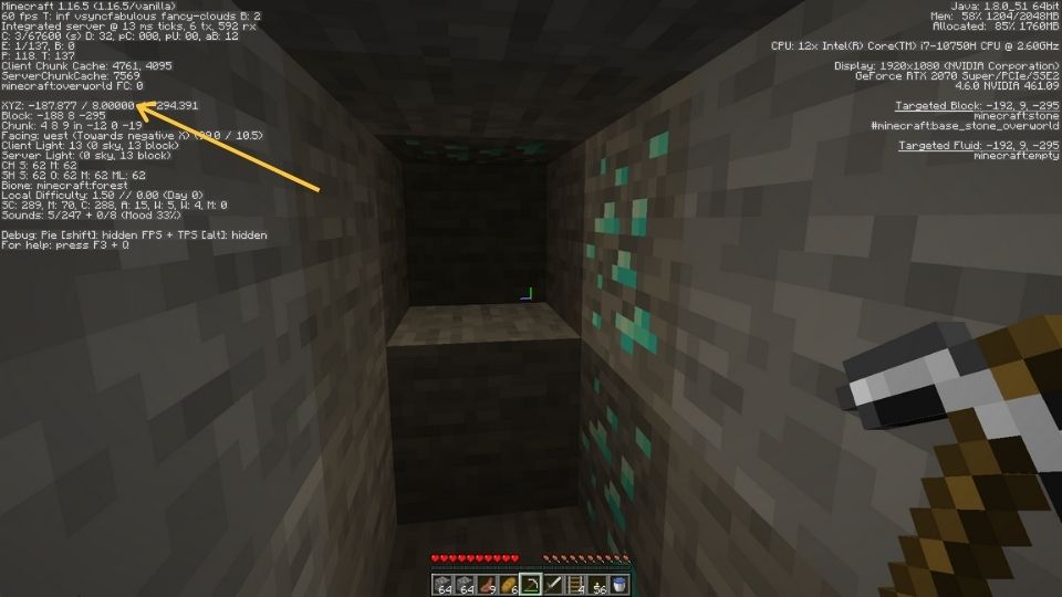 couche diamant minecraft