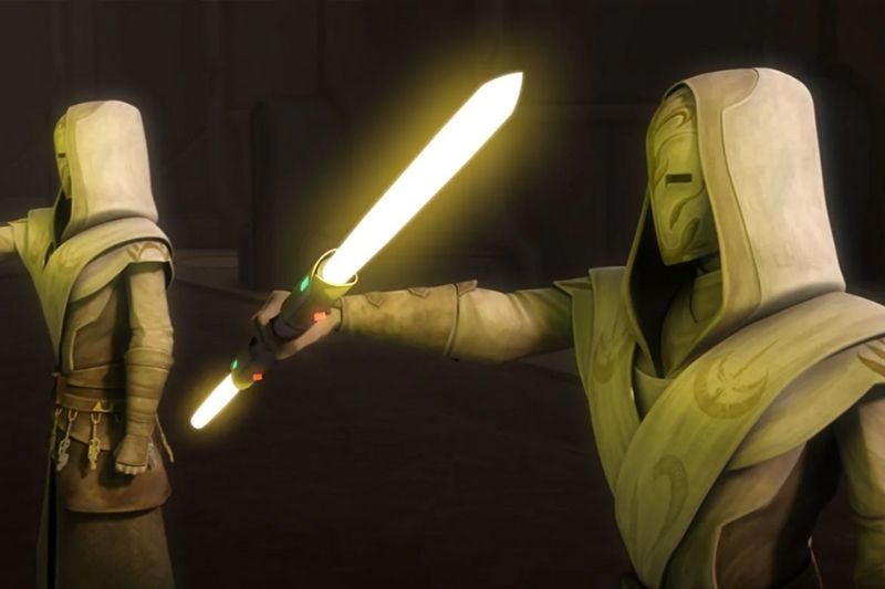 star wars sabre jaune